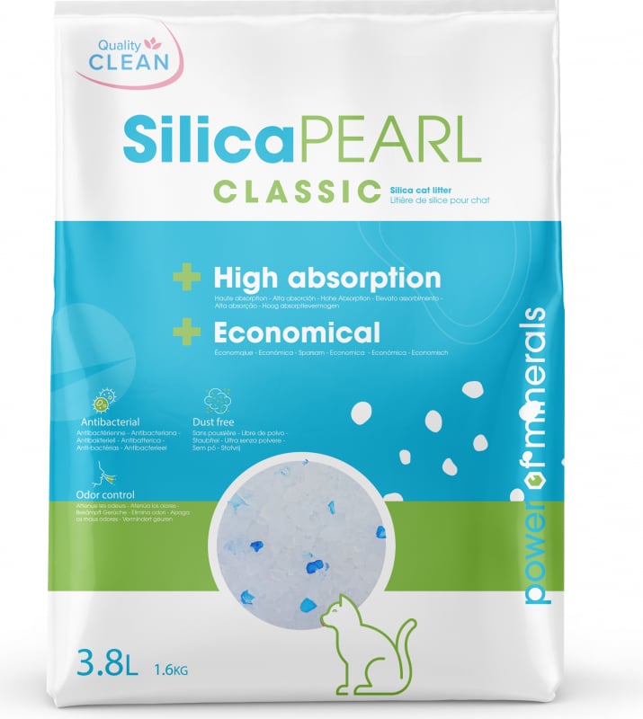Litière silice pour chat Quality Clean Silica Pearl