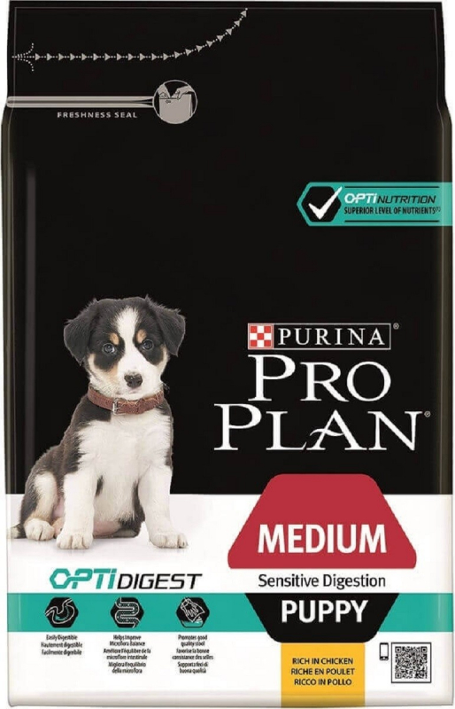 Pro Plan Medium Puppy Sensitive Digestion OPTIDIGEST