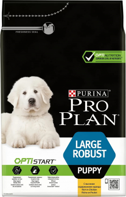 pro plan large robust puppy optistart