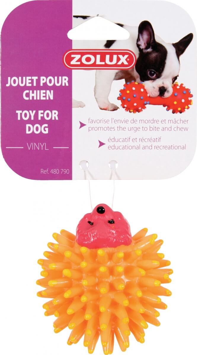 Brinquedo ouriço vinyl para cão