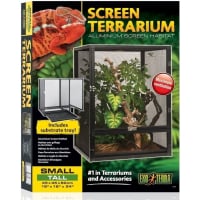 Terrarium grillagé en aluminium Exo Terra Screen - 4 tailles disponibles