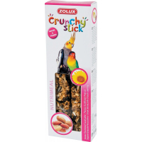Zolux Crunchy Sticks voor grote parkieten met zonnebloem en pindanoten (x2)