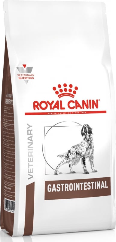 Mauve Bengelen accu Royal Canin Veterinary Diet Gastro Intestinal GI 25 voor honden