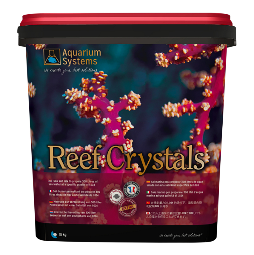 Sal enriquecido Reef Crystals para aquários marinhos