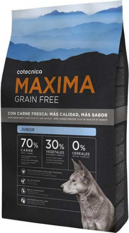 MAXIMA Grain Free Sans Céréales Junior pour chiot Poulet et Dinde