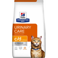 HILL'S Prescription Diet C/D Urinary Multicare Croquettes pour chat adulte au poulet