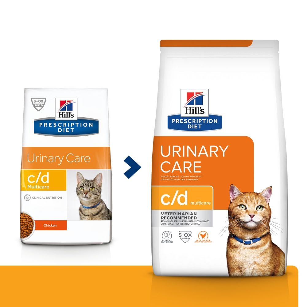 HILL'S Prescription Diet C/D Multicare Urinary Care mit Huhn für erwachsene Katzen