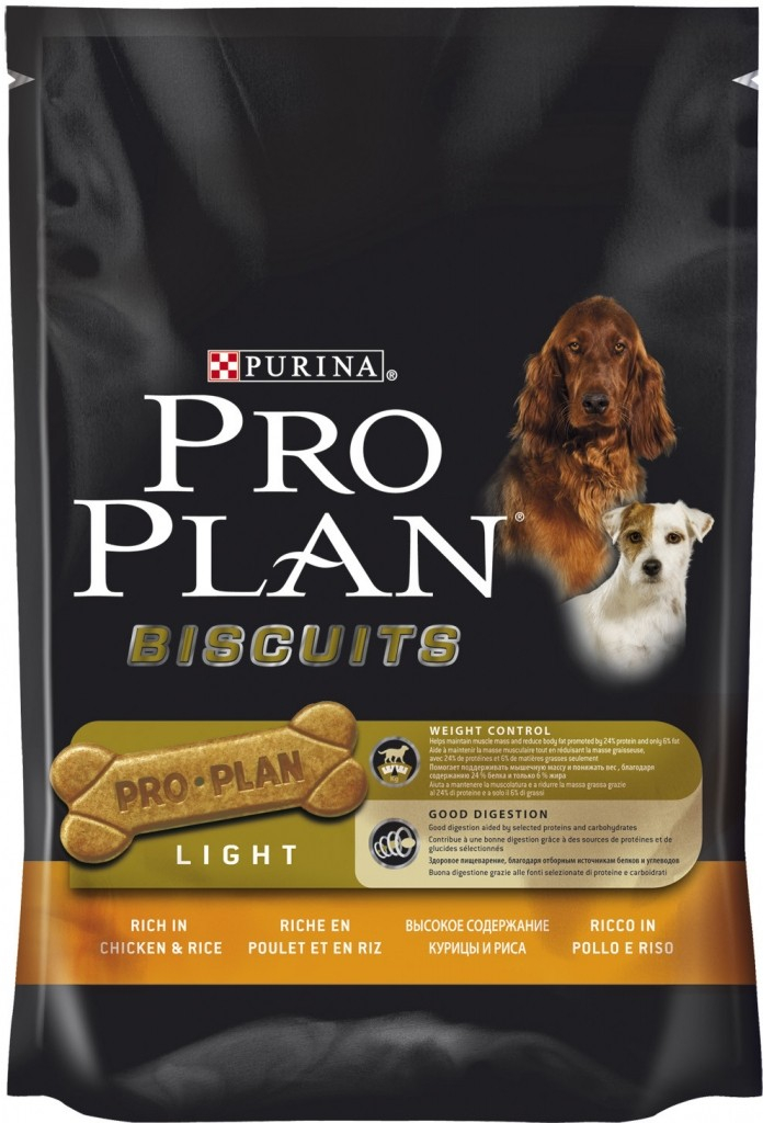 PRO PLAN DOG Biscoitos Light com frango
