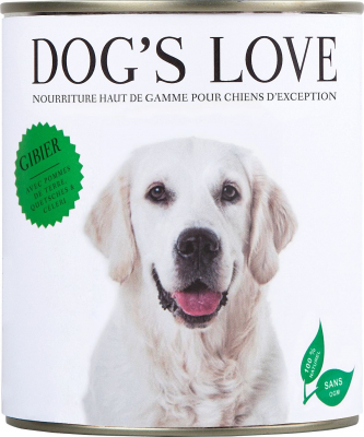 Dog's Love 100% natuurlijk, graanvrij natvoer, voor volwassen honden