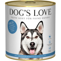 Pâtée 100% naturelle Dog's Love pour chien adulte au poisson sans céréales