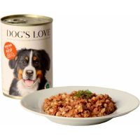 Dog's Love 100% natürliches Nassfutter mit Rindfleisch