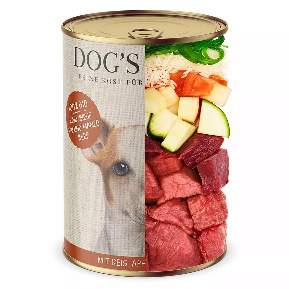 Patê BIO 100% natural Dog's Love com carne bovina