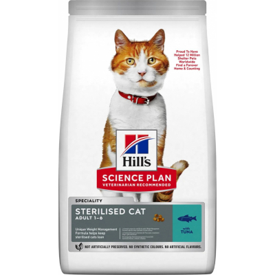 HILL'S Science Plan Adult Sterilised Cat pour chat stérilisé au thon