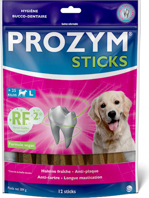 PROZYM RF2 Sticks Dentaires Brevetés pour Chien