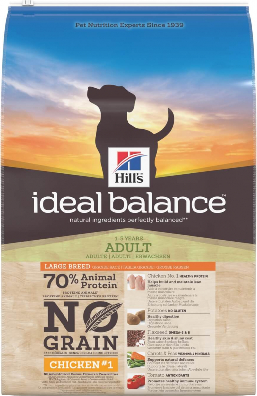HILL'S Ideal Balance Adult Large Poulet & Pomme de terre pour chien adulte de grande taille