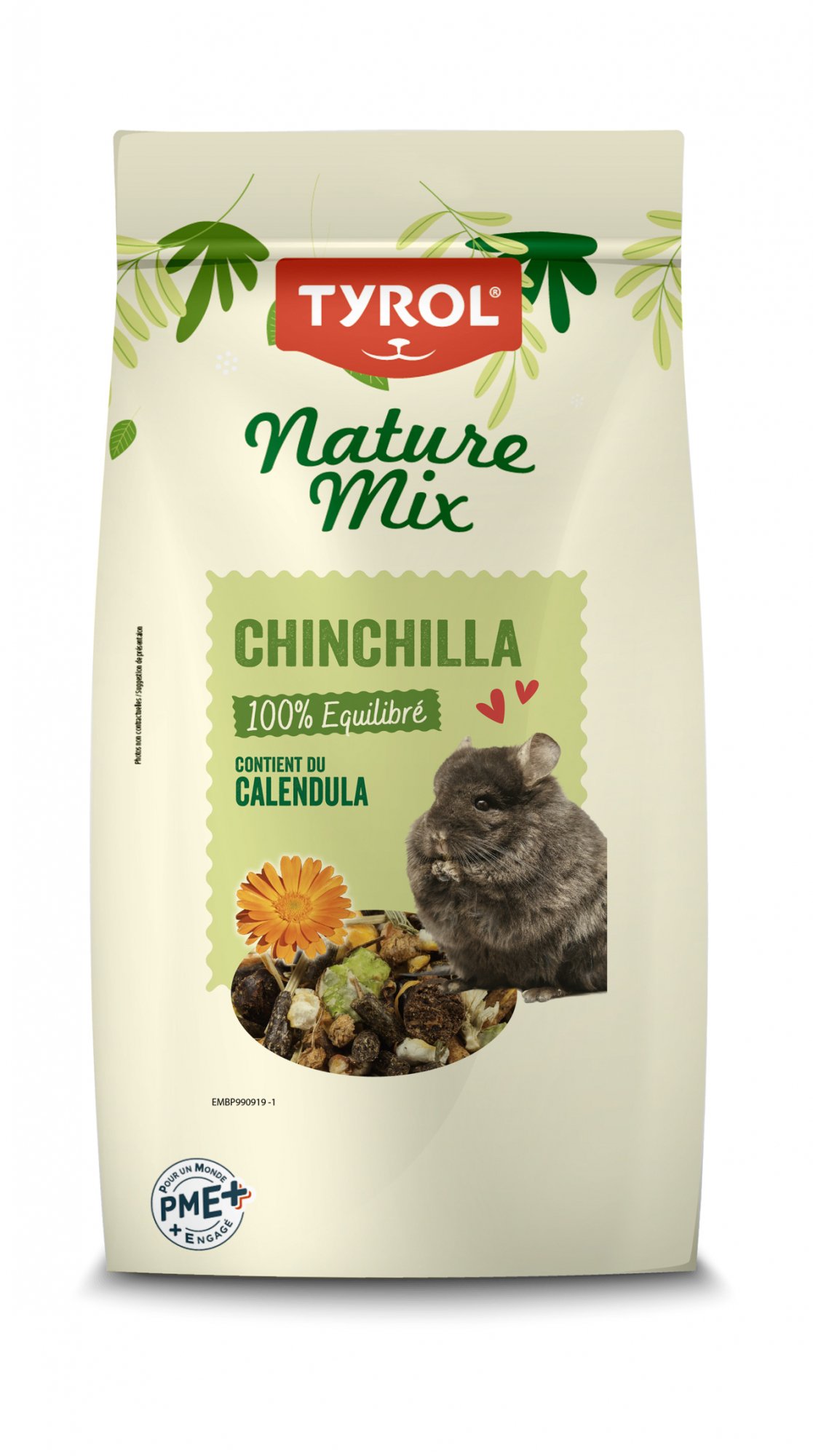 Mix voor chinchilla's