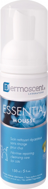 Dermoscent Essential Mousse Verzorgingscrème zonder spoelen, voor katten