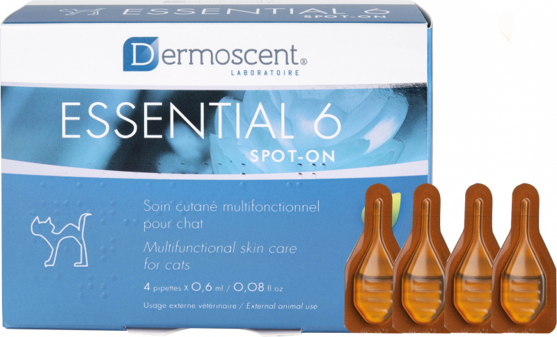 Dermoscent Essential 6 spot-on soin monodose multifonctionnel pour chat