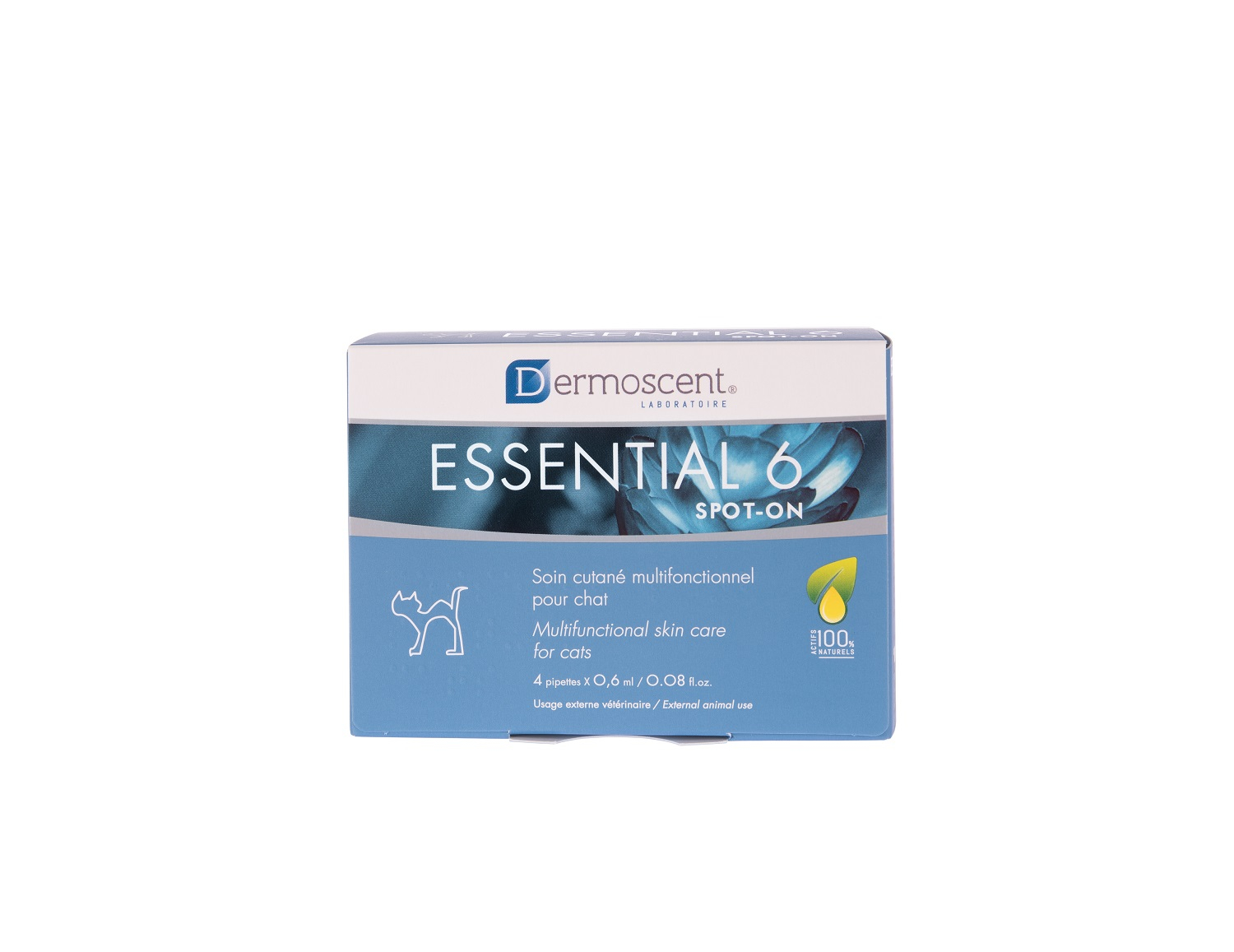 Dermoscent Essential 6 spot-on tratamento monodose multifuncional para gato