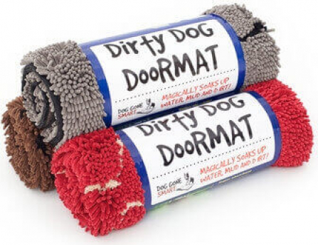 Dirty Dog Doormat - Grey