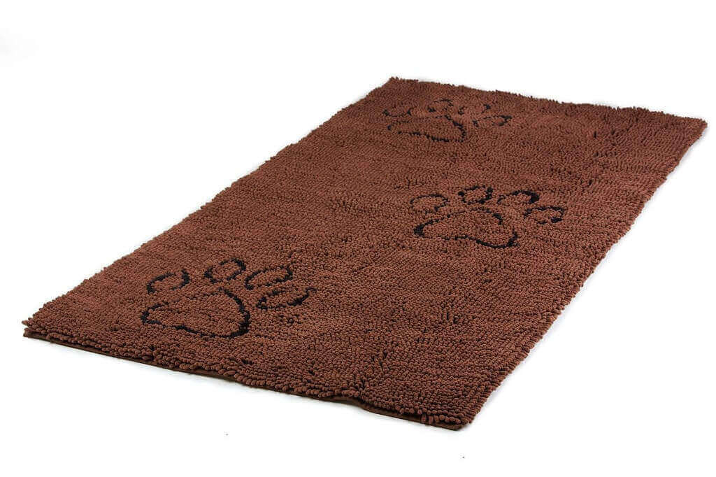 Alfombra absorbente Dog Dirty Doormat marrón