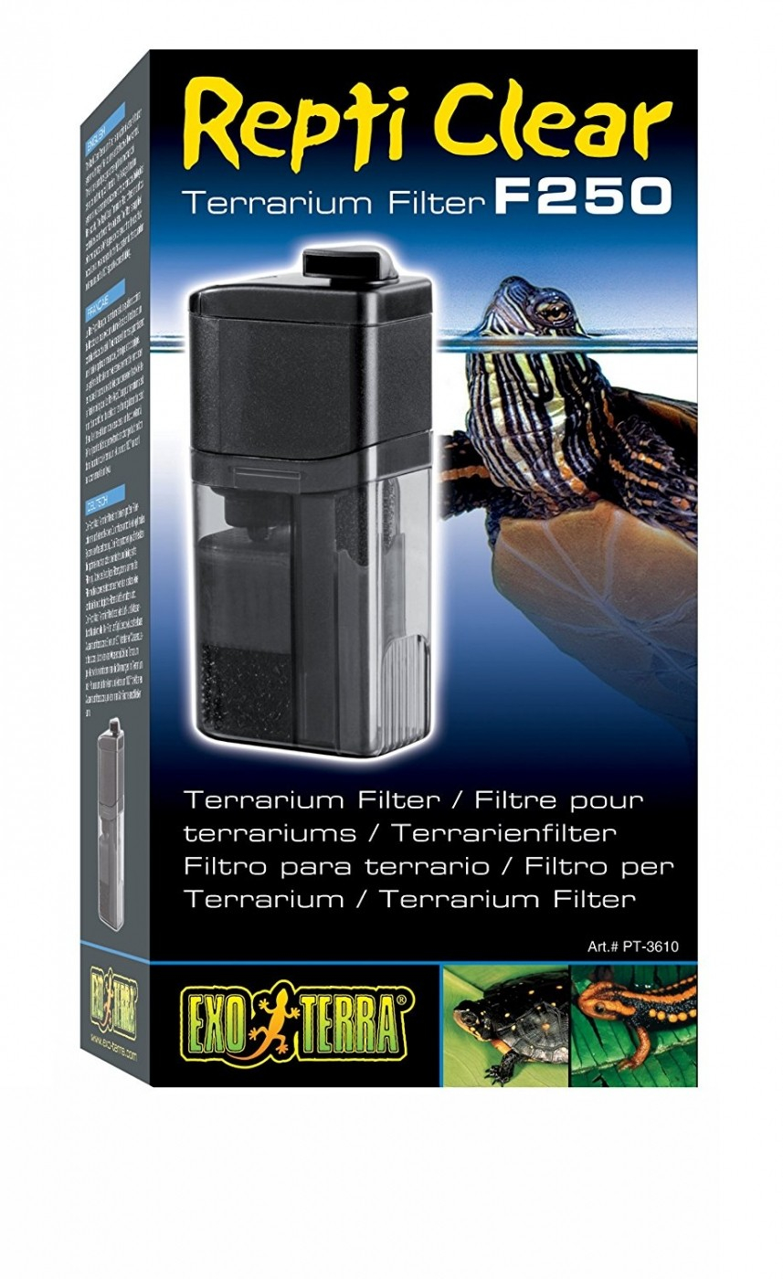 Repti Clear F250 compacte filter voor aquaterrarium