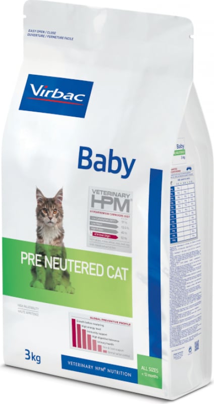 Virbac Veterinary HPM Baby Pre Neutered per gattini e gatte in gravidanza