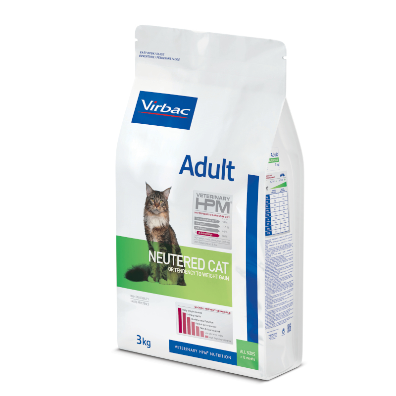 VIRBAC Veterinary HPM Adult Neutered per gatti adulti sterilizzati