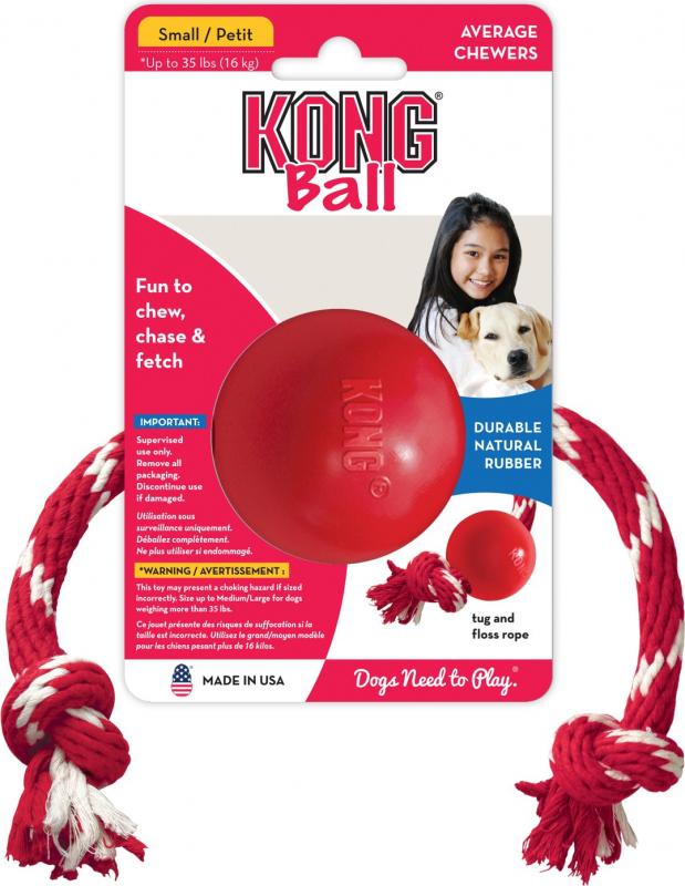 Kong pelota con cuerda