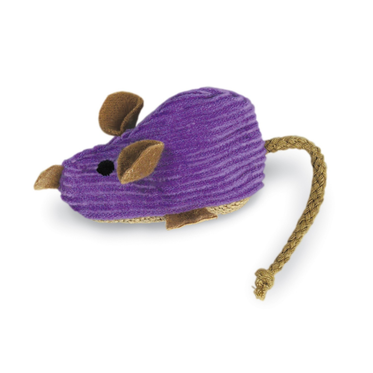 Rato em tecido KONG com erva a gato