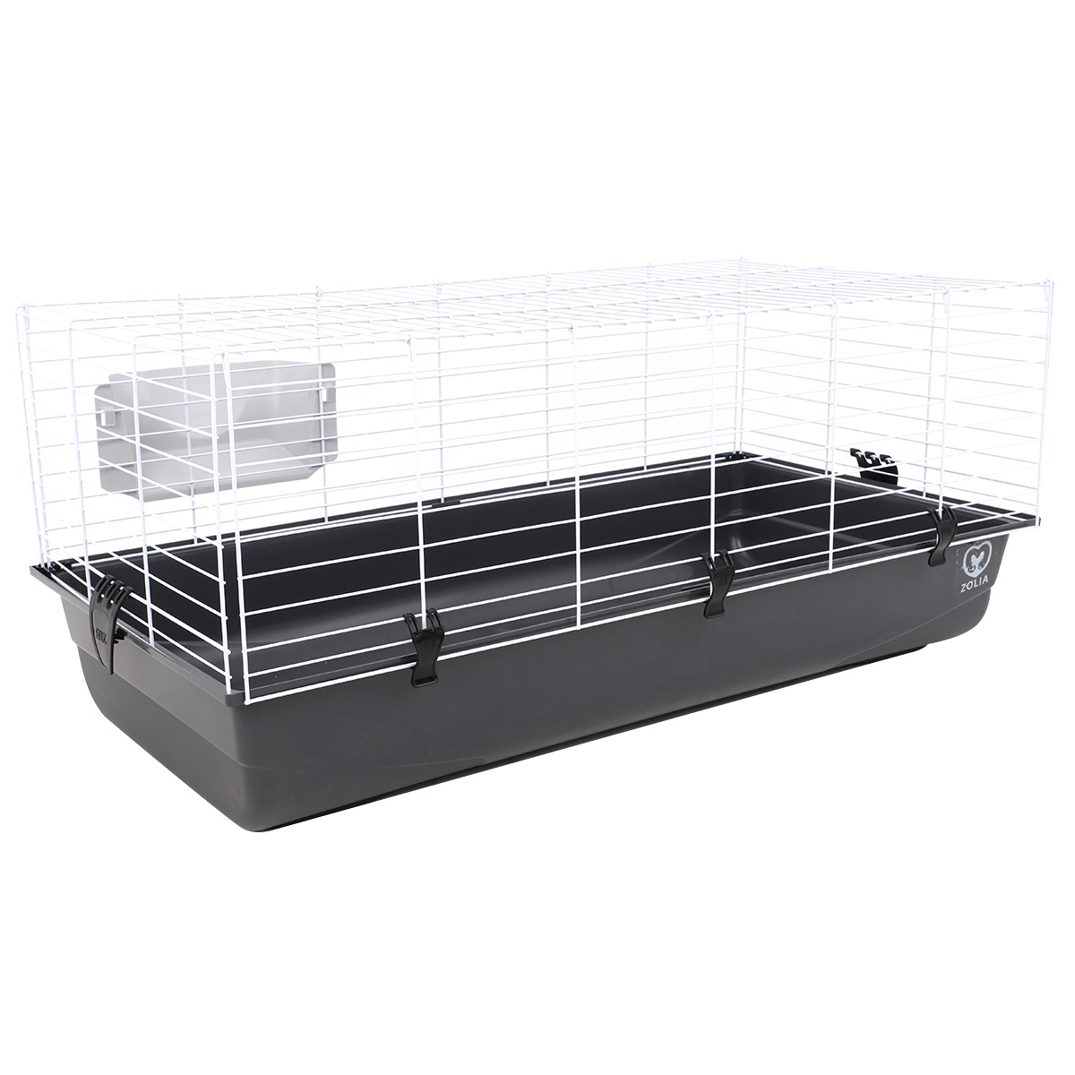 Käfig für Kaninchen und Meerschweinchen - 100 cm - Zolia Onyx 100 Ambiente