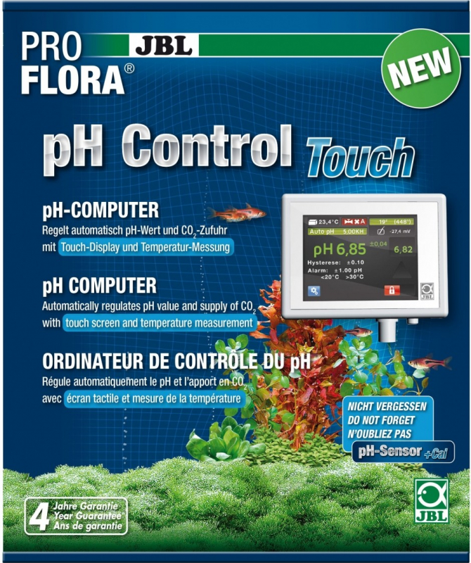 JBL ProFlora pH-Control Touch, ordinateur de contrôle du pH