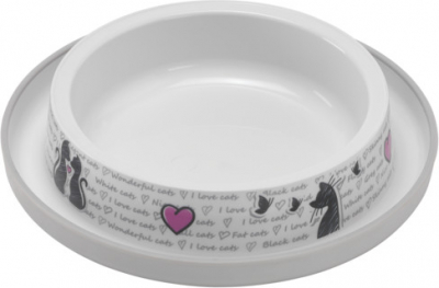 Gamelle pour chat Trendy Dinner Cats in Love - plusieurs tailles disponibles