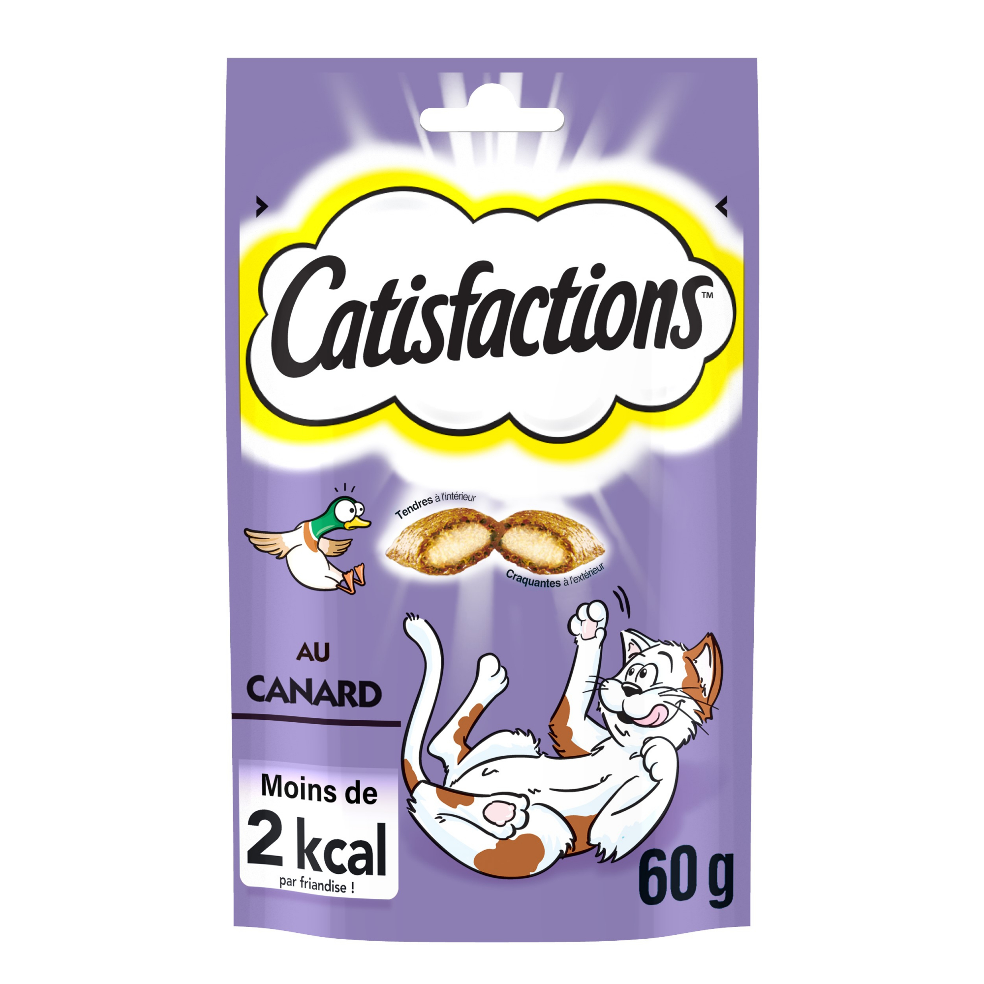 Catisfactions Leckerlis mit Ente für Katzen und Kätzchen