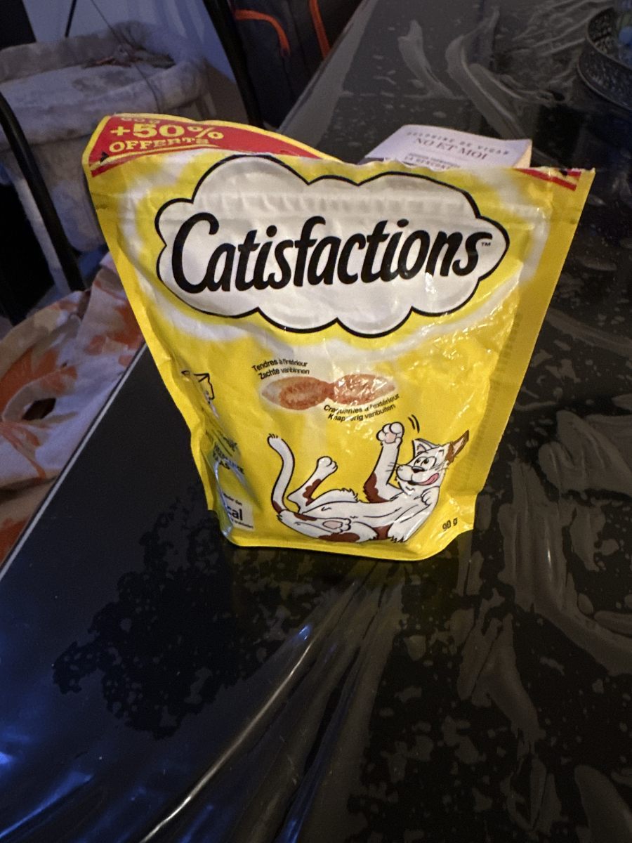 Catisfactions - Friandises au fromage 60 g (x6) - Friandise pour chat - Rue  du Commerce