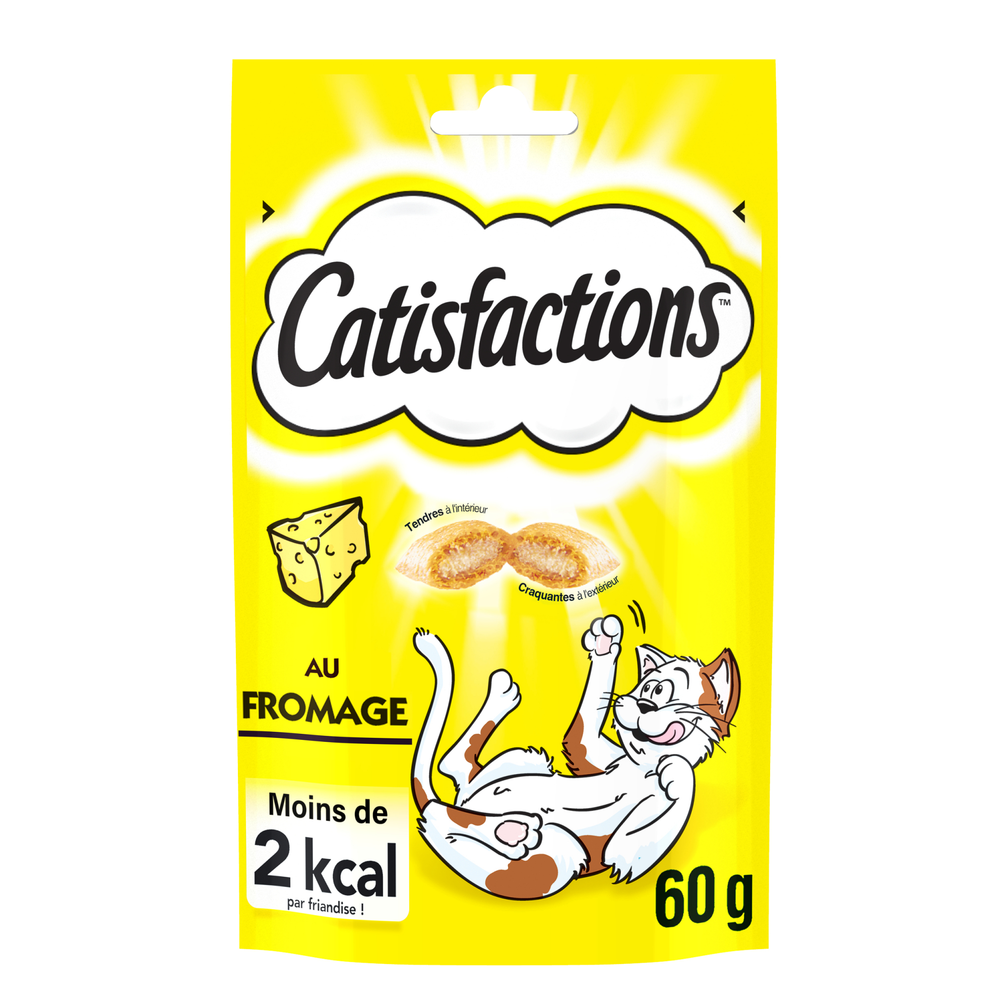 Catisfactions Snacks de queso para gatos y gatitos