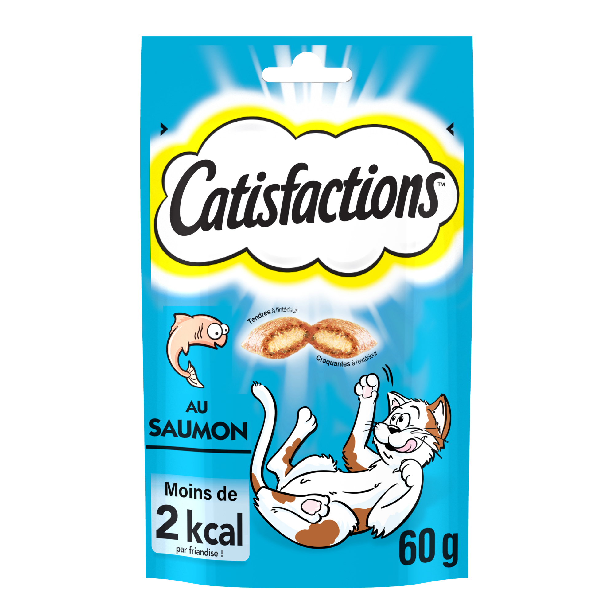 Snack Catisfactions al Salmone per gatti e gattini
