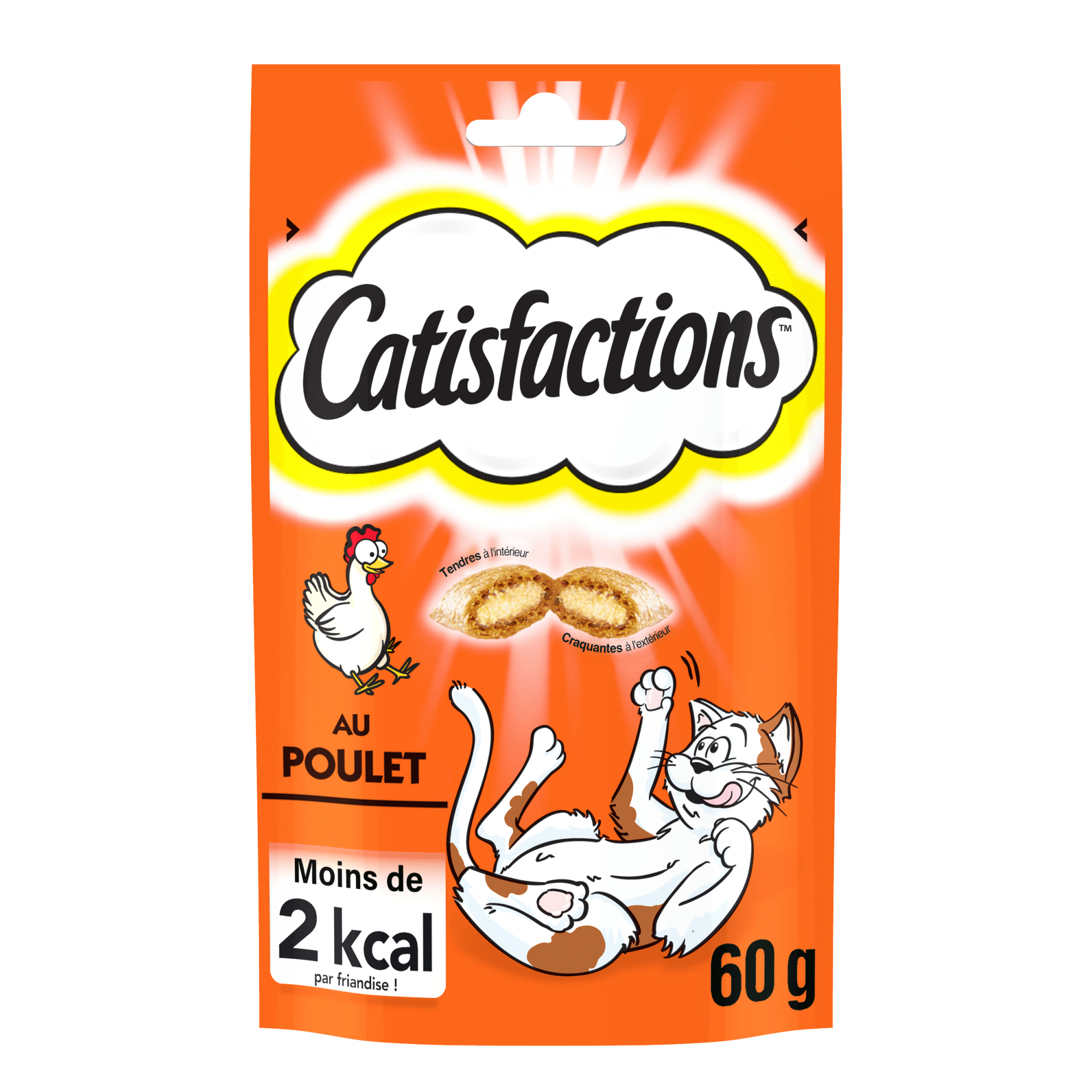 Catisfactions Snacks de pollo para gatos y gatitos
