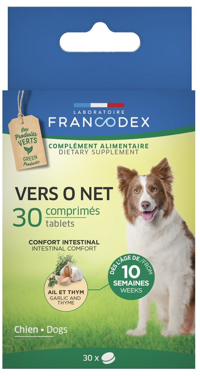 Francodex Vers O Net Chiot & Chien en comprimés