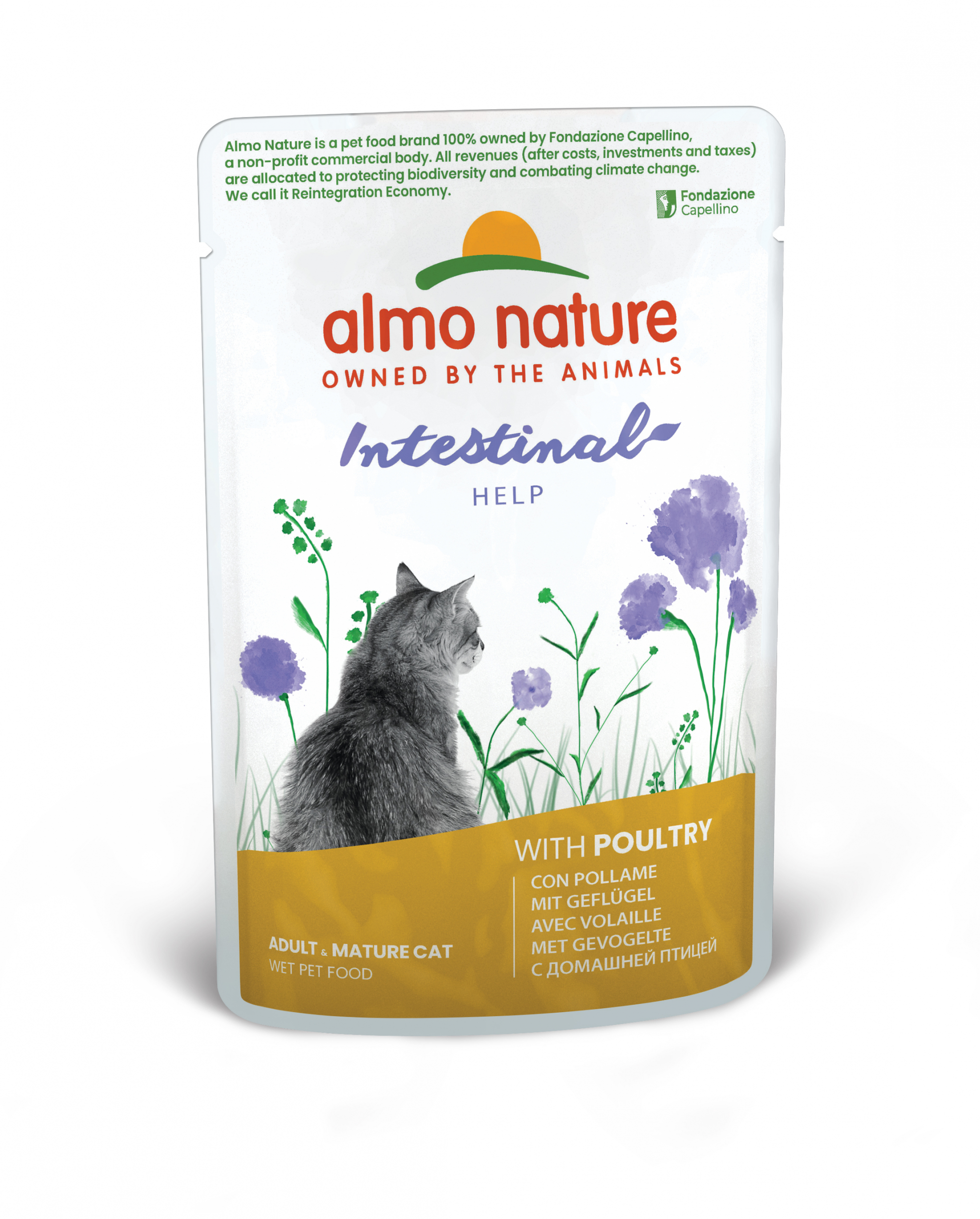 ALMO NATURE Intestinal Help Comida húmeda para gatos - 2 recetas para escoger
