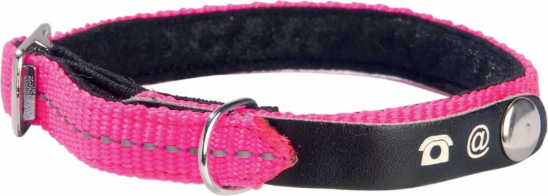 Collier Chat porte adresse Lost Rose Fluo