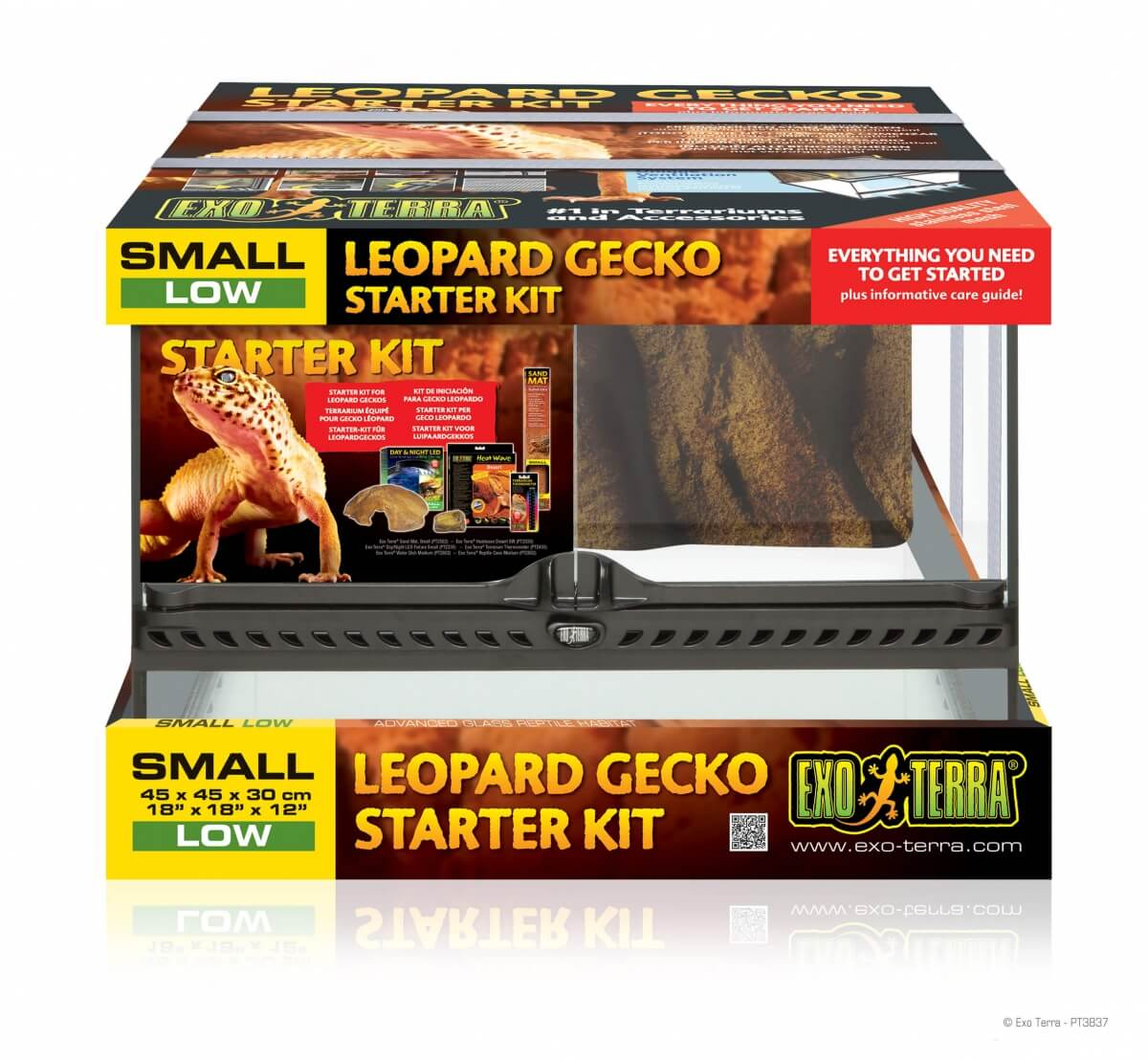 In de meeste gevallen thema Ventileren Starter Kit terrarium compleet voor (luipaard)gekko