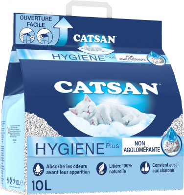 Litière minérale CATSAN Hygiène Plus 10 ou 20L