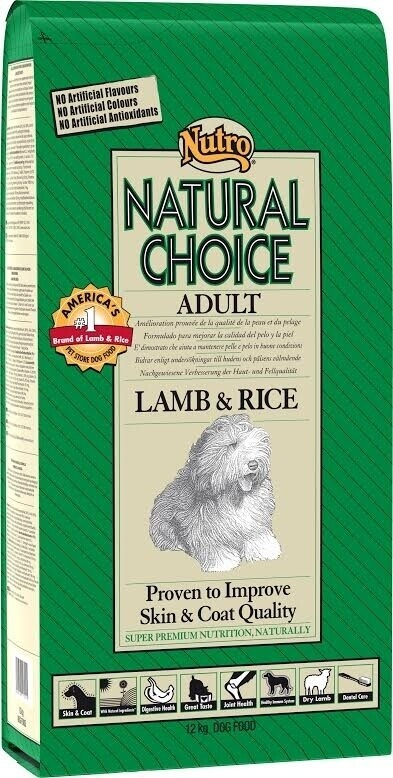 NUTRO Natural Choice ADULT Agneau et riz