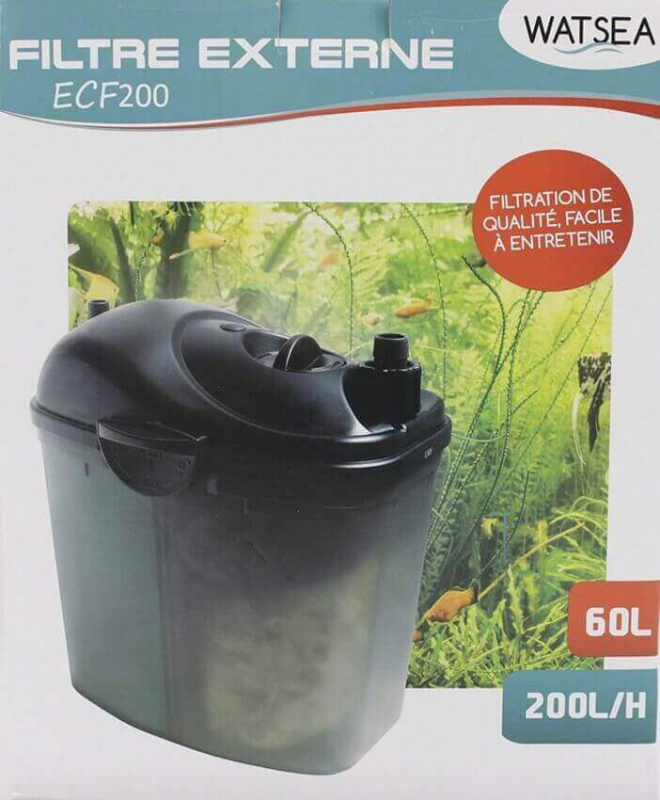 Filtro externo compacto WATSEA ECF 200