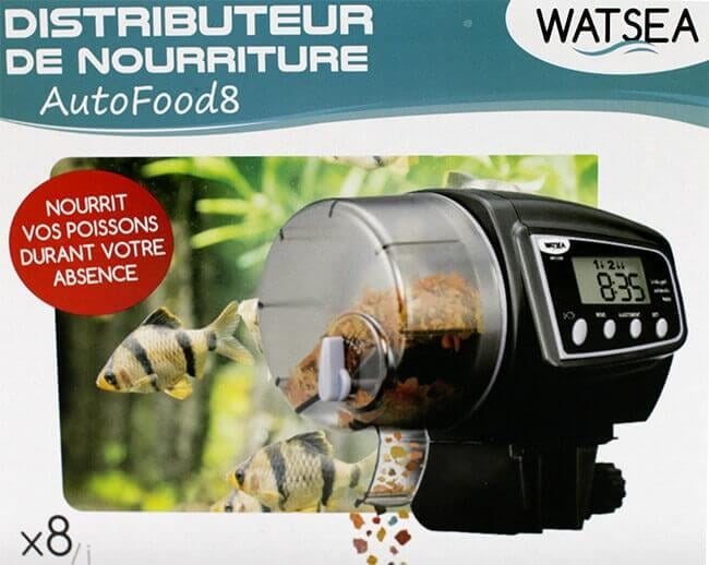 Distribuidor de alimentação para peixes de aquário Watsea AutoFood 8