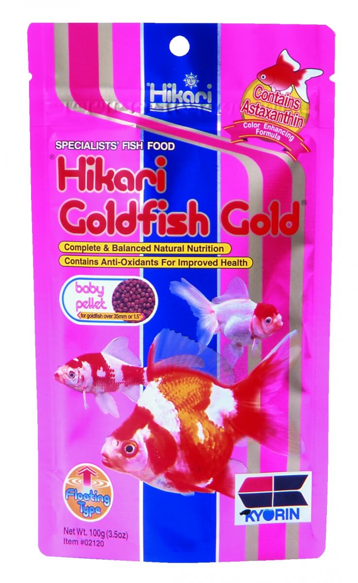Mangime per pesci d'acqua fredda HIKARI - GOLD GOLDFISH BABY 100G