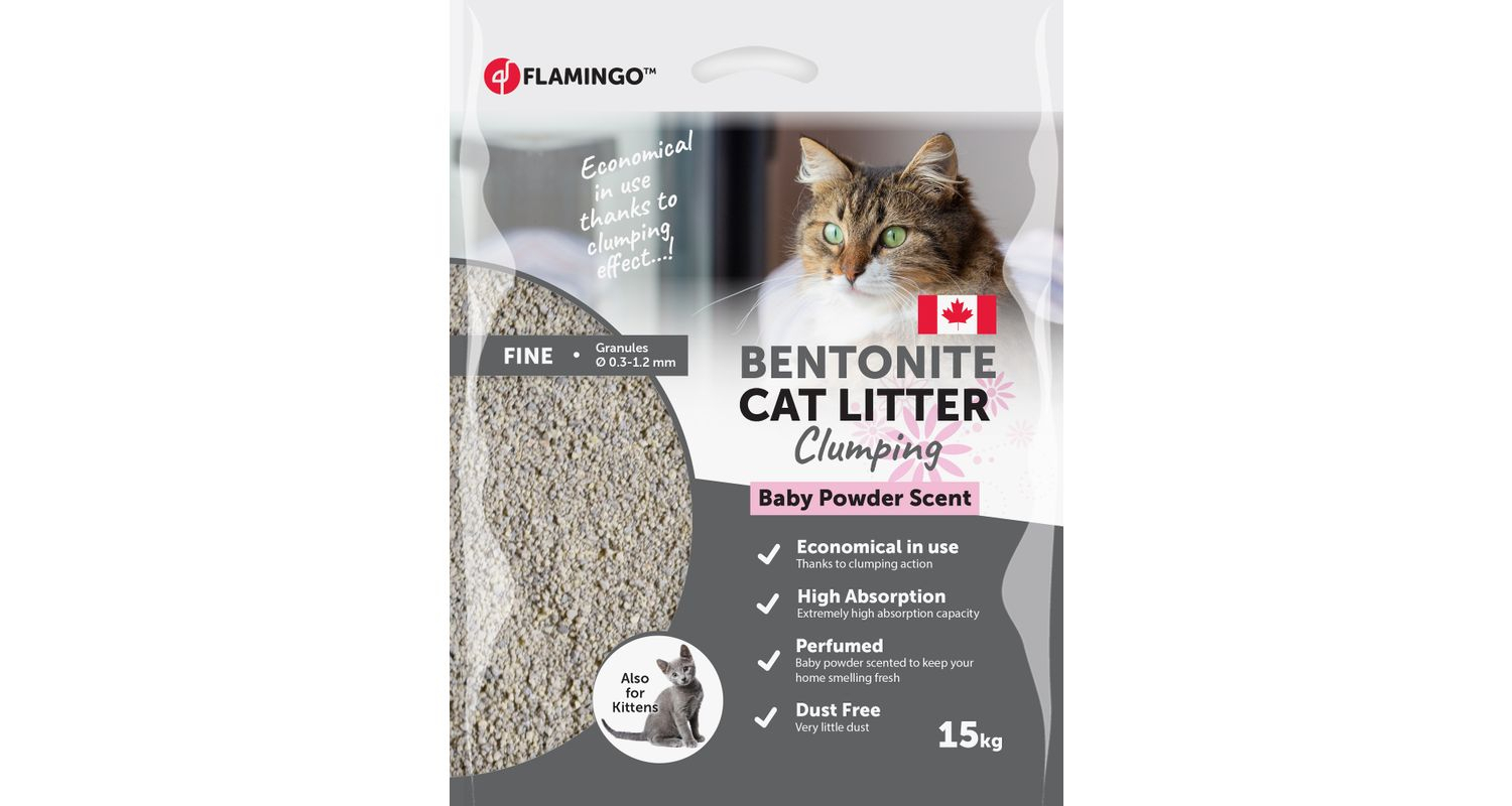 Litière chat agglomérante Baby powder 