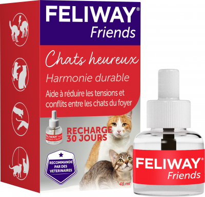 Animalerie pour chat : Feliway Classic - Recharge 1 mois - (48ml)