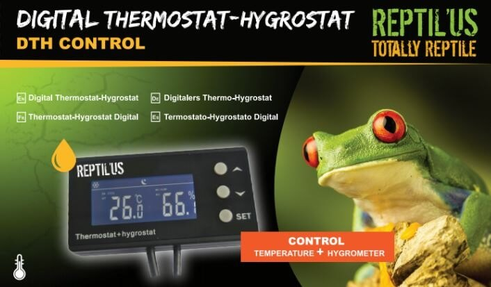 Hygrometer Thermostat DTH Control Reptil'us